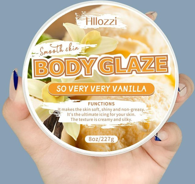 Vanille Körperglasur Creme für Gesicht und Körper, 227 ml, Unisex - Bild 1