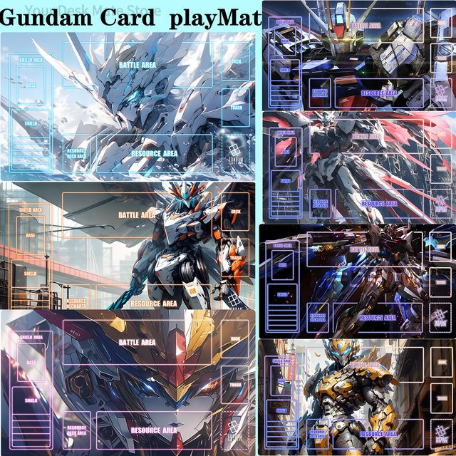 Bandai Gundam Karten-Spielteppich, Spielmatte, Einzelspieler, Bunt / Mehrfarbig - Bild 1
