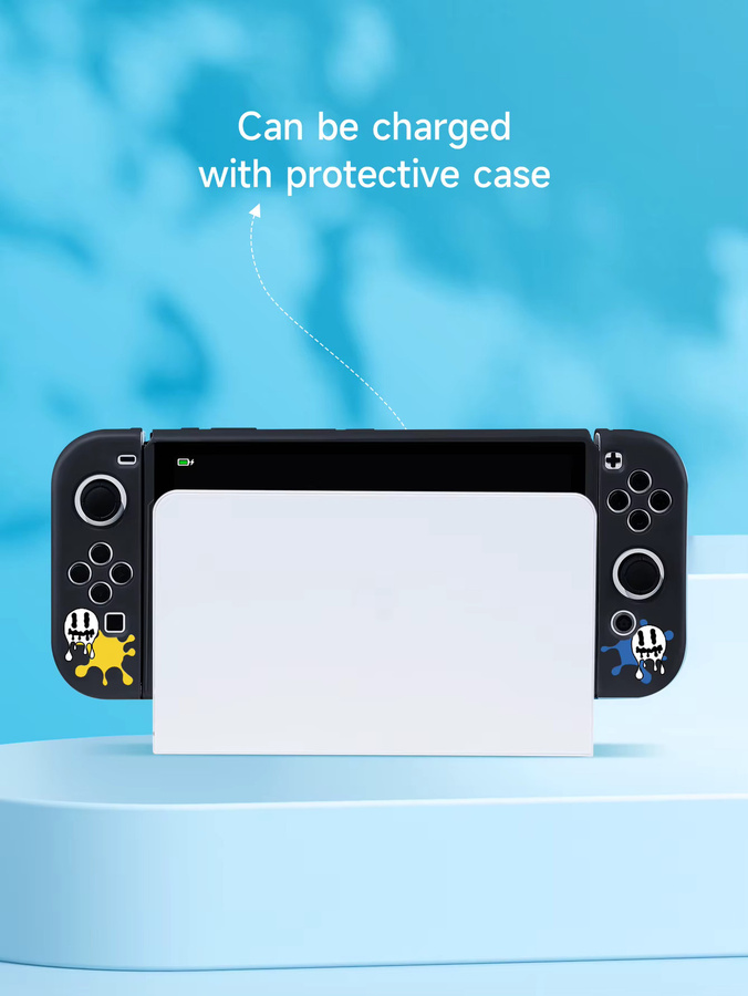 Transparente Schutzhülle für deine Nintendo Switch OLED mit trennbaren Joycon-Abdeckungen - Bild 2