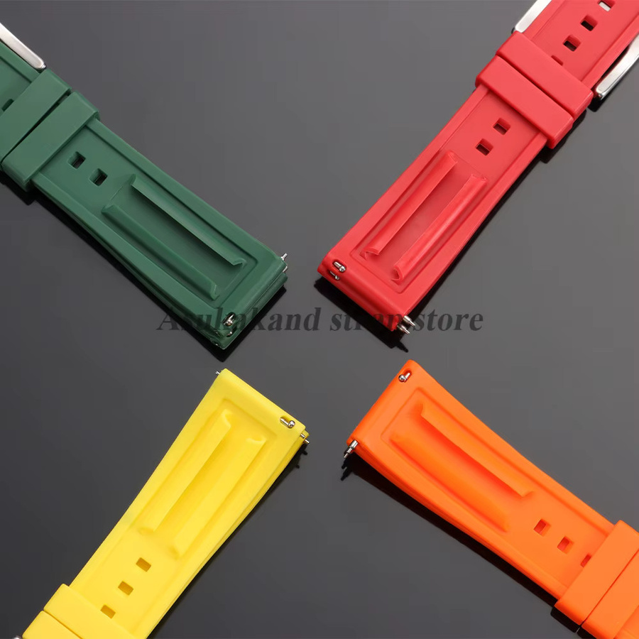 Uhrenarmband Silikon, Herrenarmband, Dornschließe, Schnellverschluss - Bild 3