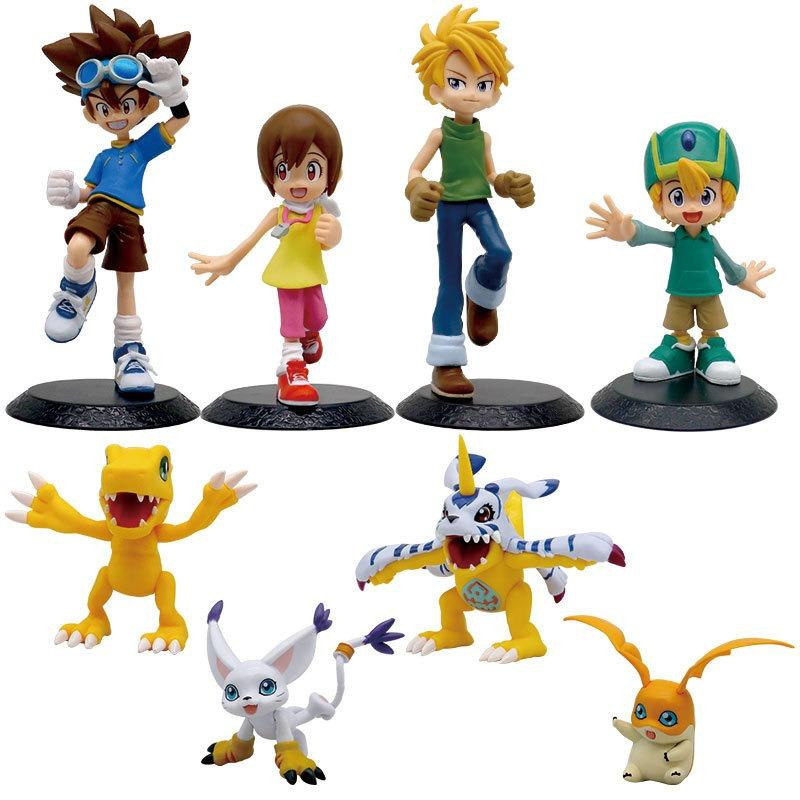 Fashnics Digimon Adventure Anime-Figuren Set aus PVC, Multicolor, Höhe: 8,0 cm - Bild 3
