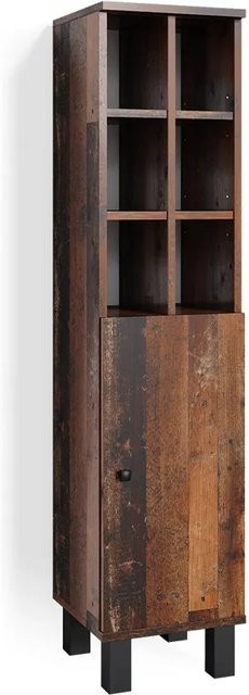 Vicco Midischrank Fynn Old Style Badschrank in Eiche Braun B: 30 cm, H: 131 cm - Bild 2