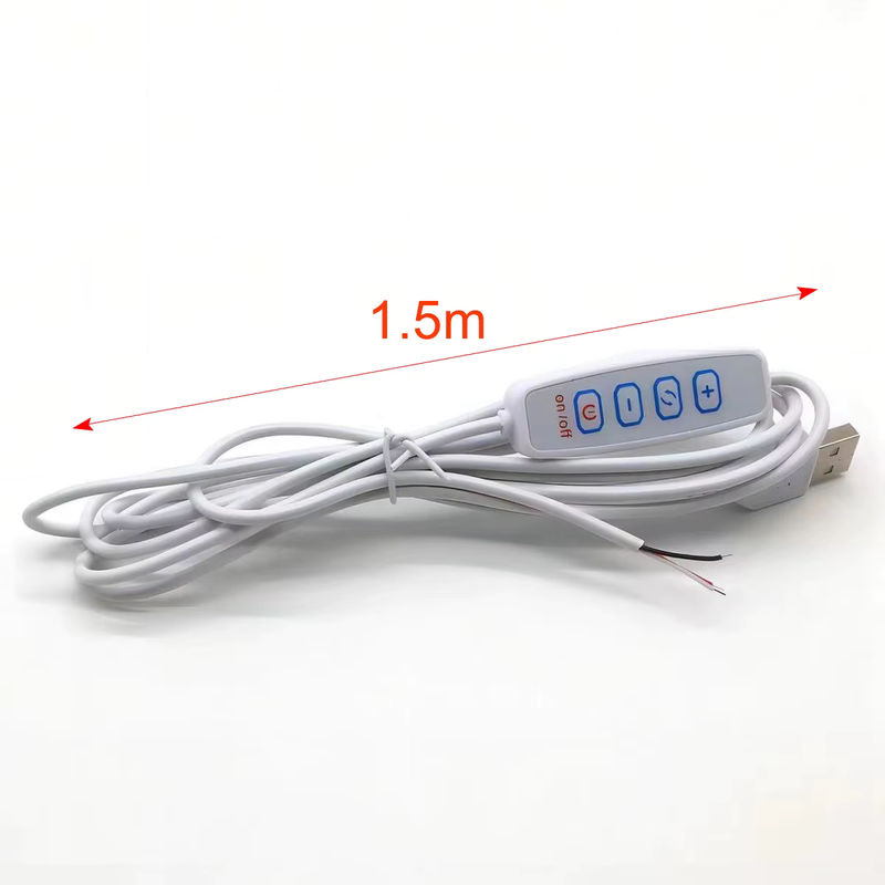 10 Stück JCD USB Dimmer-Controller 5V Schwarz mit 1,5m Kabel zur Steuerung von LED-Streifen und Lampen - Bild 2