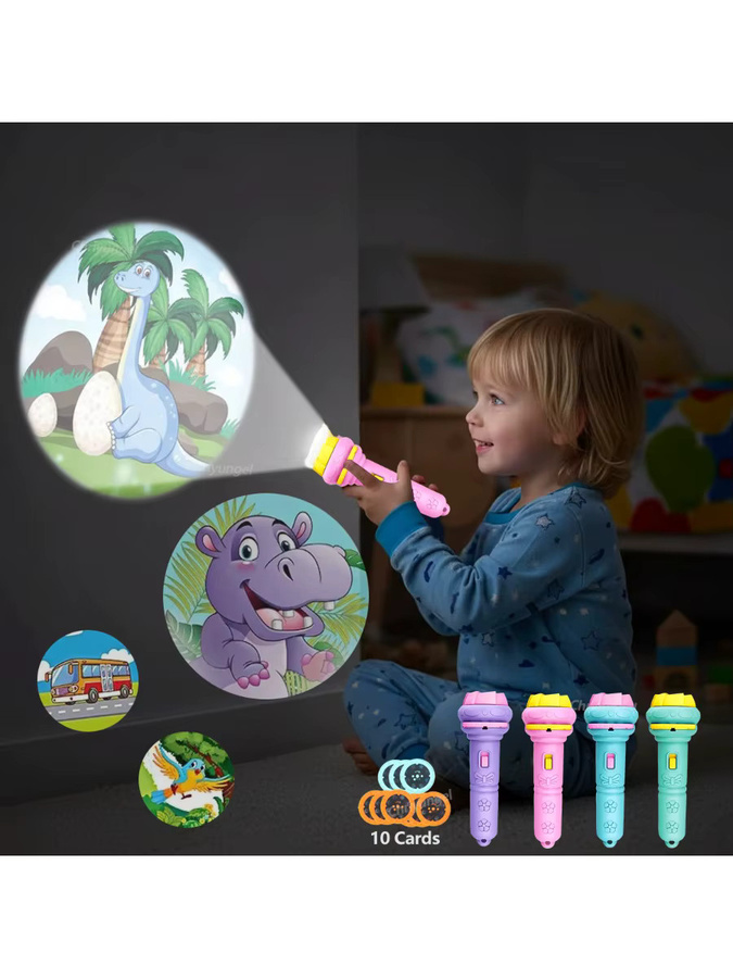 Yunhuisheng Projektor-Taschenlampe, Lernspielzeug, 10-teiliges Set - Bild 6