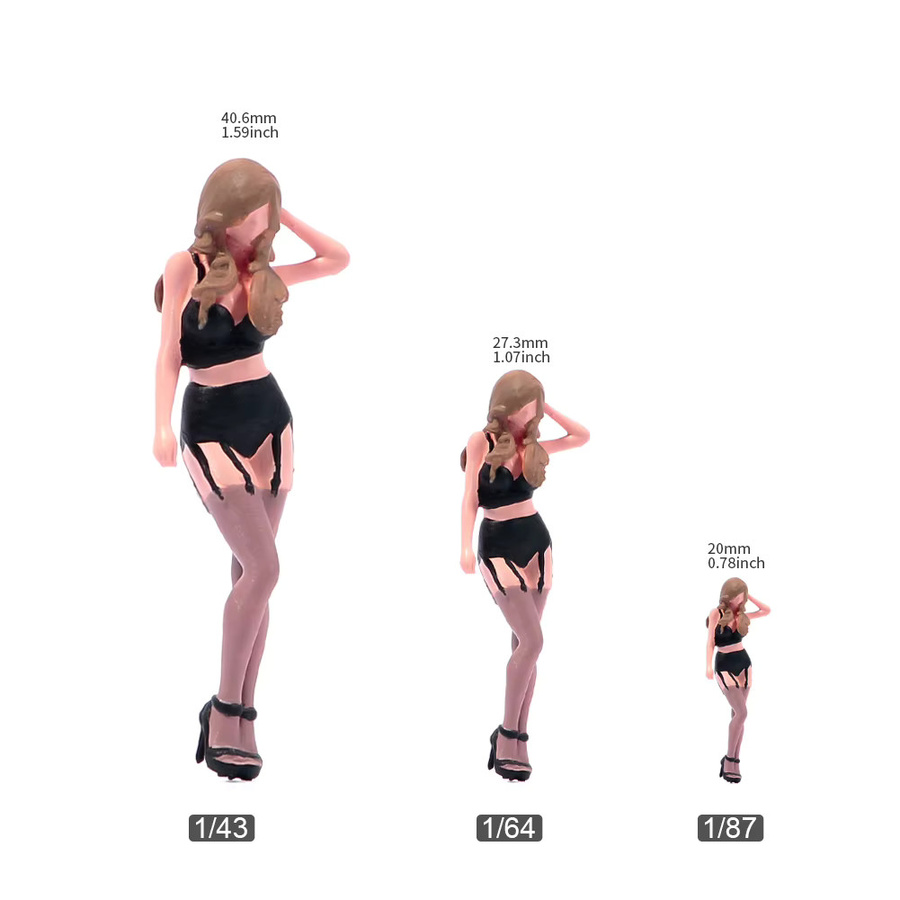 MAK Miniaturen Figuren, Modell Puppen, Weiß - Bild 4