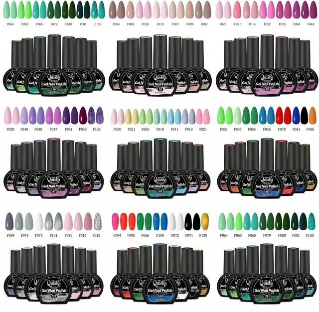 Quiska Nagelgel-Set, 7-teilig, Unisex - Bild 1
