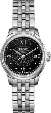 Tissot Armbanduhr, Automatik, Edelstahlgehäuse, Edelstahlarmband, Schwarz - Bild 1