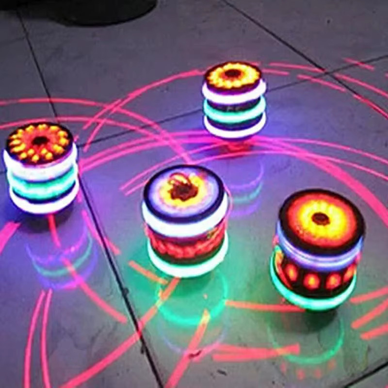 soulbao Elektrisches Gyro-Rotationsspielzeug, mit LED-Leuchten - Bild 2