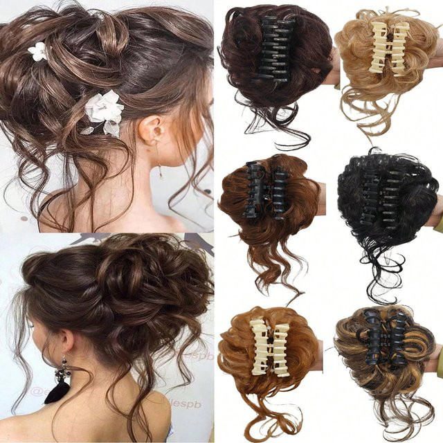 EZ&AS Haarverlängerung Chignon, Hellbraun, Damen - Bild 1