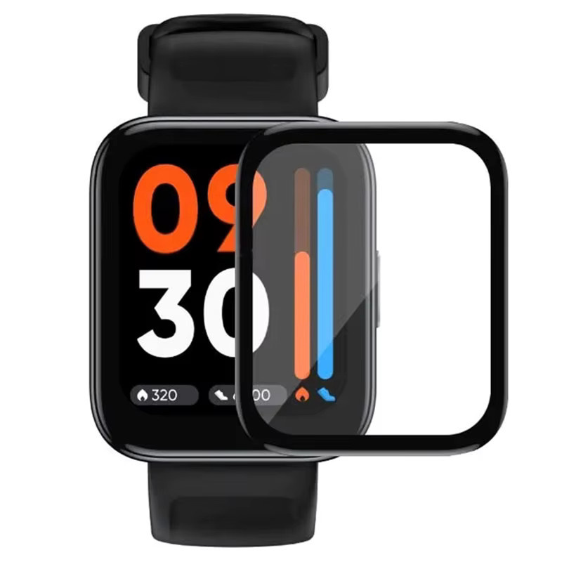 Realme Displayschutzfolie, Silikon, Schwarz, Unisex - Bild 3