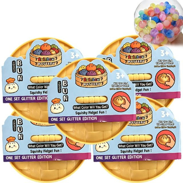 Binchi Outdoor Equipment Buntes simuliertes Knödel Squishy Spielzeug, langsamer Rückprall - Bild 1