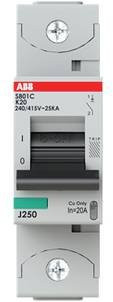 ABB S801C-K20 Leitungsschutzschalter 20A 230V Grau - Bild 1