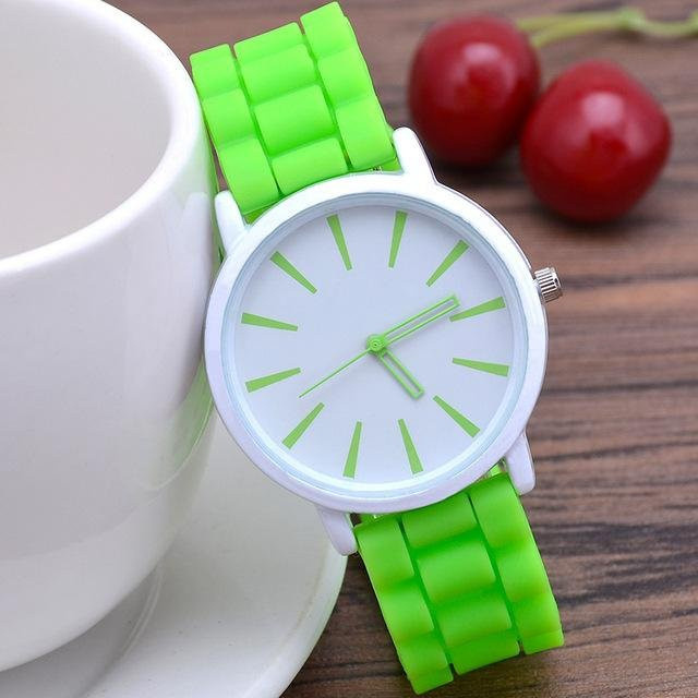 UTHAI Armbanduhr Quarz, Silikon, Weiß, Damen - Bild 1