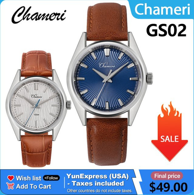 Chameri Armbanduhr, Quarz, Edelstahl, 40 mm, Herren - Bild 1