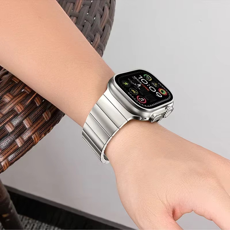 Uhrenarmband Edelstahl, Silber, Unisex - Bild 5