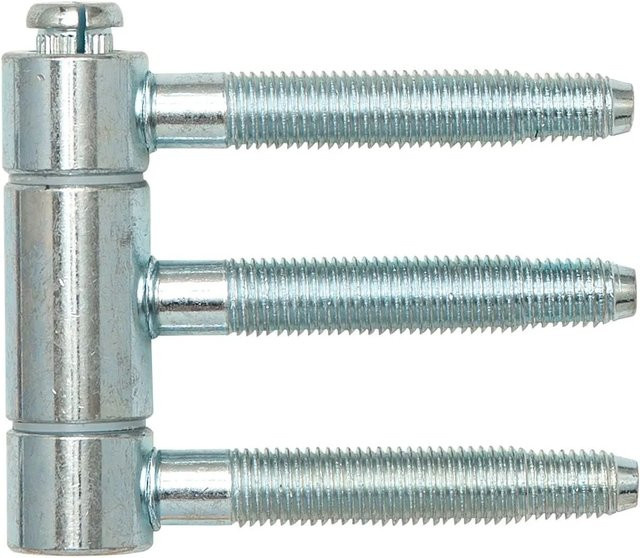SFS Einbohrband Steckband 3-teilig aus verzinktem Stahl in Silber, Durchmesser: 18 mm, Höhe: 61 mm - Bild 1