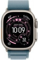 Apple Watch Ultra 3 Smartwatch, GPS, Cellular, 49 mm, Titan, Hellblau - Bild 2
