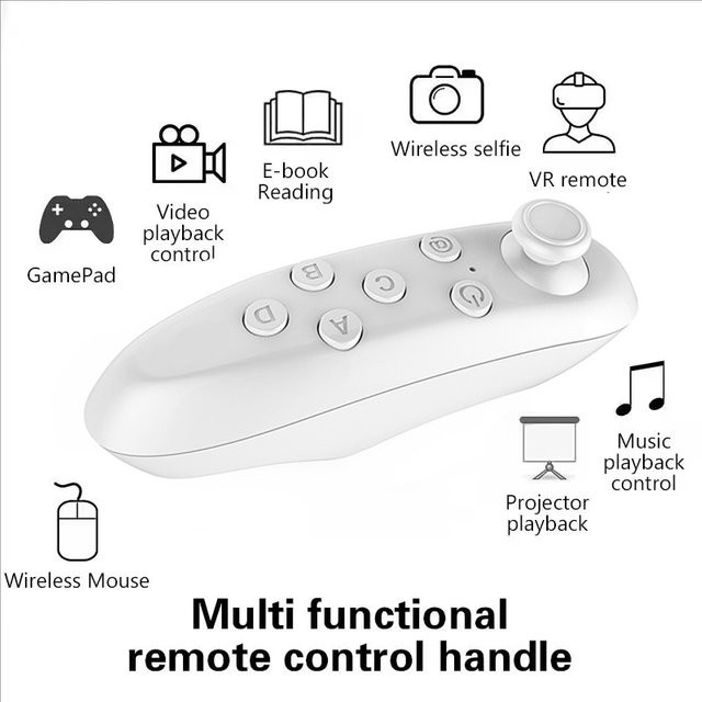 Mrgabwte Bluetooth-Gamepad in Weiß für iPhone, Android und PC - Bild 1