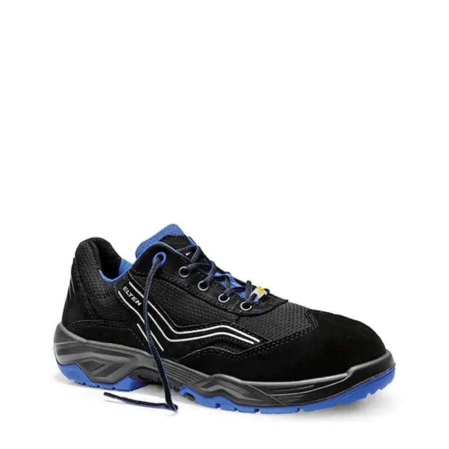 Elten Sicherheitshalbschuh Ambition Blue Low ESD S1 aus Leder in Blau/Schwarz, Größe 39 - Bild 2