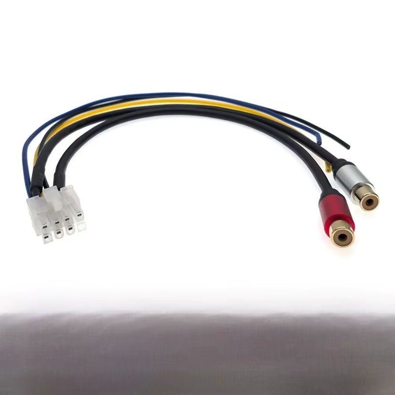 8-poliger RCA Leistungsverstärker-Kabelbaum für Pioneer TS-WX120A, TS-WH500A, TS-WX110A, TS-WX11A, TS-WX210A, TS-WX105A und TSWX66A - Bild 4