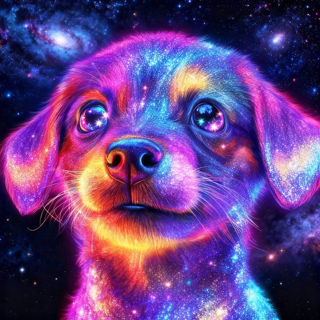 EverShine DIY-Diamantgemälde Hund als Vollbohrer-Tiermosaik in Mehrfarbig für Erwachsene - Bild 1