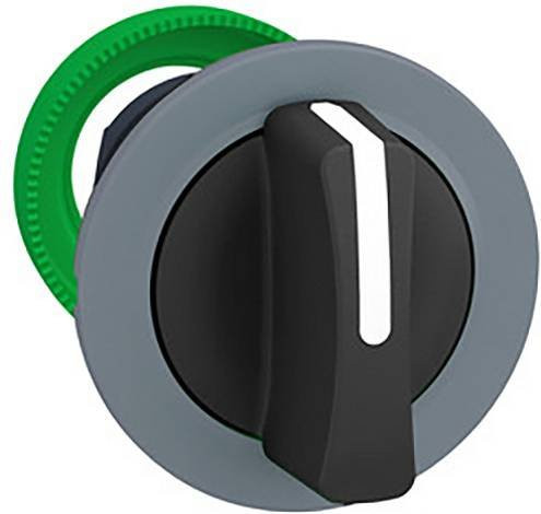 Schneider Electric ZB5FD7C0 Wahlschalter-Frontelement in Schwarz und Grau aus Kunststoff, bündig montiert - Bild 1
