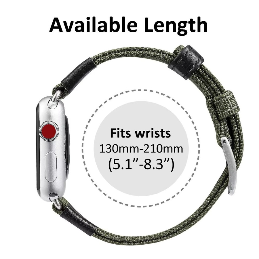 CAOWTAN Uhrenarmband Nylon, Unisex - Bild 5