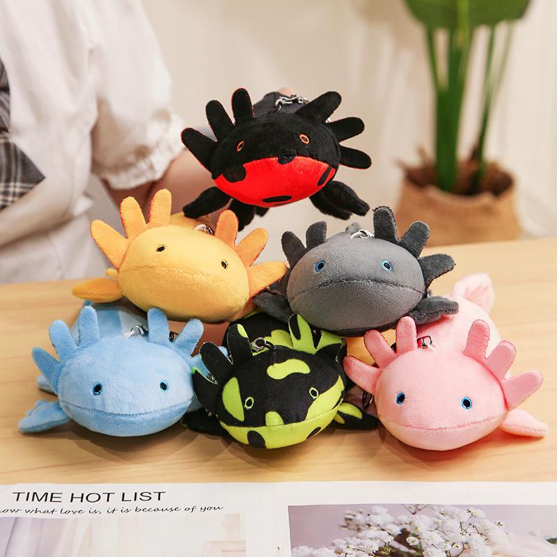 GDzaccly Salamander Dinosaurier Plüschtier Puppe Anhänger Bunt - Bild 1