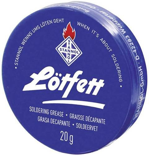 Stannol Lötfett F-SW 21 Blau 20g - Bild 1