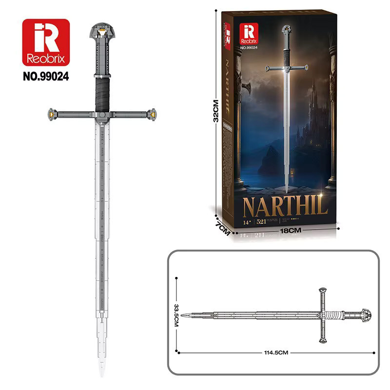 Reobrix Narthil Heiliges Schwert, Bausteine, 521 Teile - Bild 3
