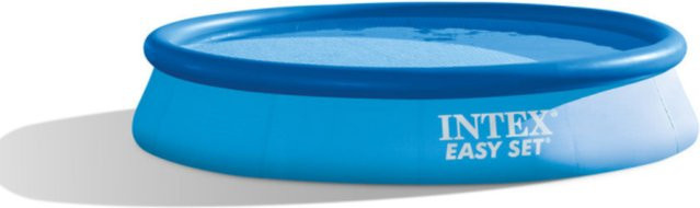 Intex Easy II Swimming Pool Set in Blau mit Kartuschenfilteranlage, Durchmesser: 366 cm, Höhe: 76 cm - Bild 1