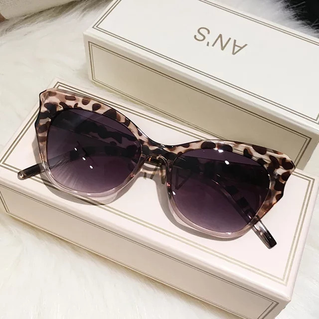 SAKFHIA Sonnenbrille Cat Eye, Damen, Vollrand, Kunststoff, braun - Bild 1
