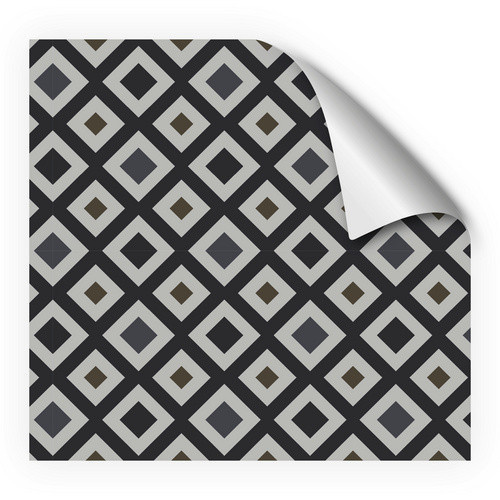 mySPOTTI Küchenrückwand Kojo in Blau und Beige mit grafischem Design aus PVC, Breite: 220 cm, Höhe: 60 cm - Bild 3