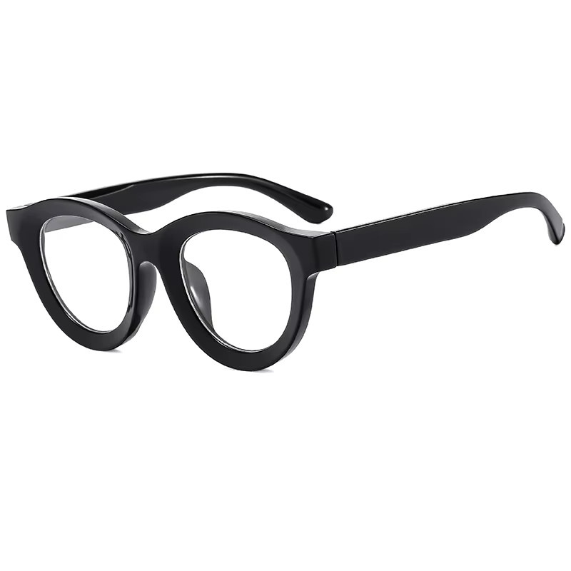 Ah-Mee Sonnenbrille, oval, Unisex, Vollrand, Kunststoff, schwarz - Bild 3