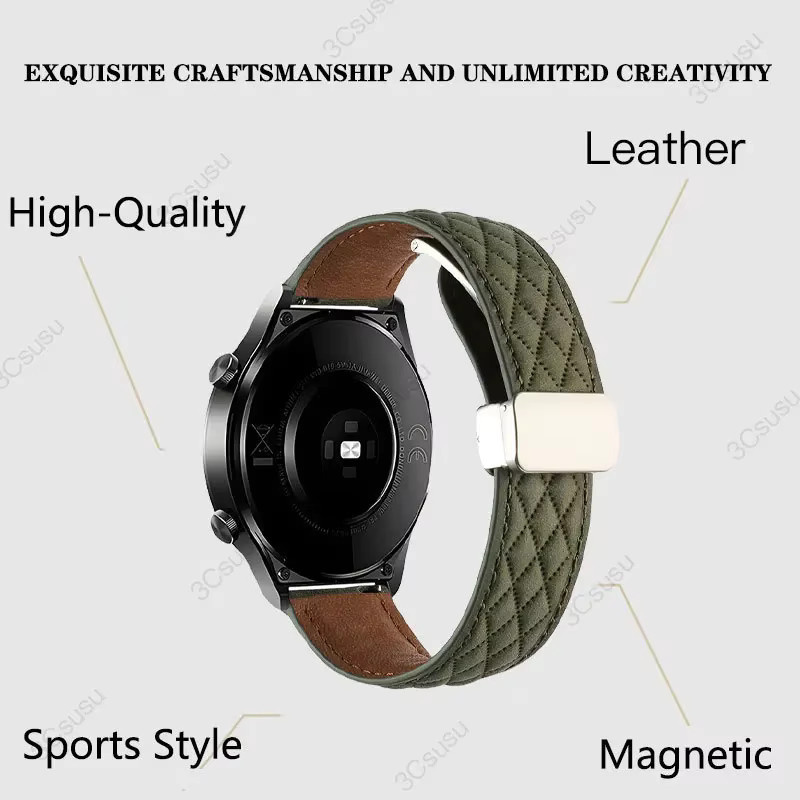 Uhrenarmband Rindsleder, Magnet, Unisex - Bild 2