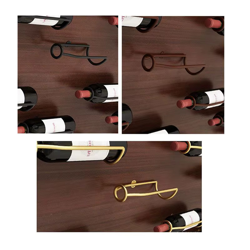 JETTING Wand-Weinregal aus Metall in Schwarz zur Lagerung von Wein, Bier und Champagner - Bild 3