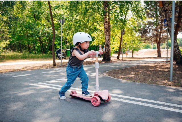 Lionelo Scooter Timmy ab 3 Jahren rosa - Bild 1