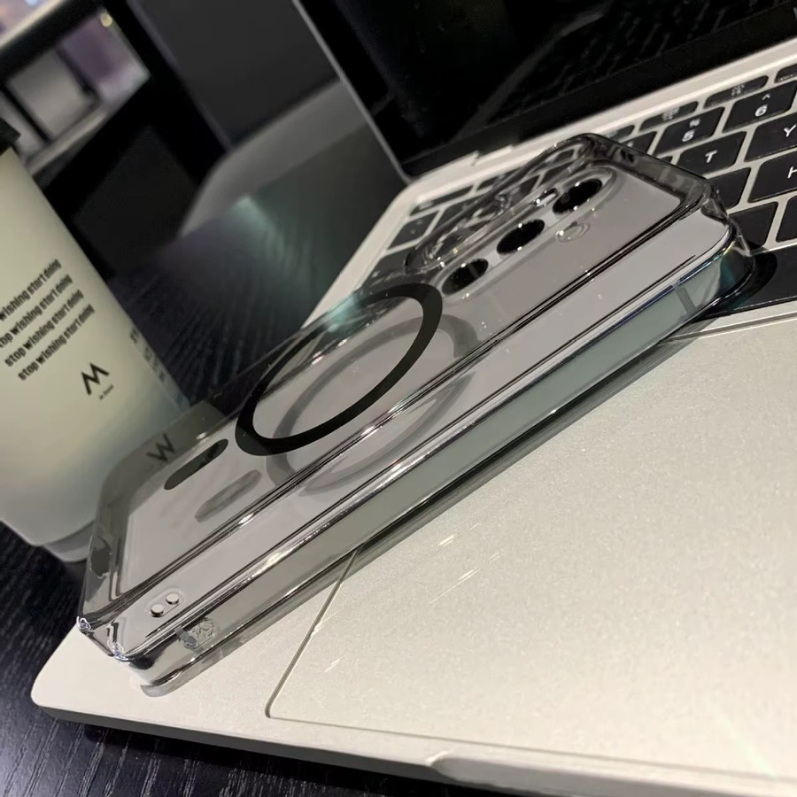 Transparente Schlanke PC-Handyhülle mit Magnetischer Abdeckung für Samsung Galaxy S26 S25 S24 S23 S22 S21 Ultra Plus FE A57 A37 A36 A56 A55 - Bild 2