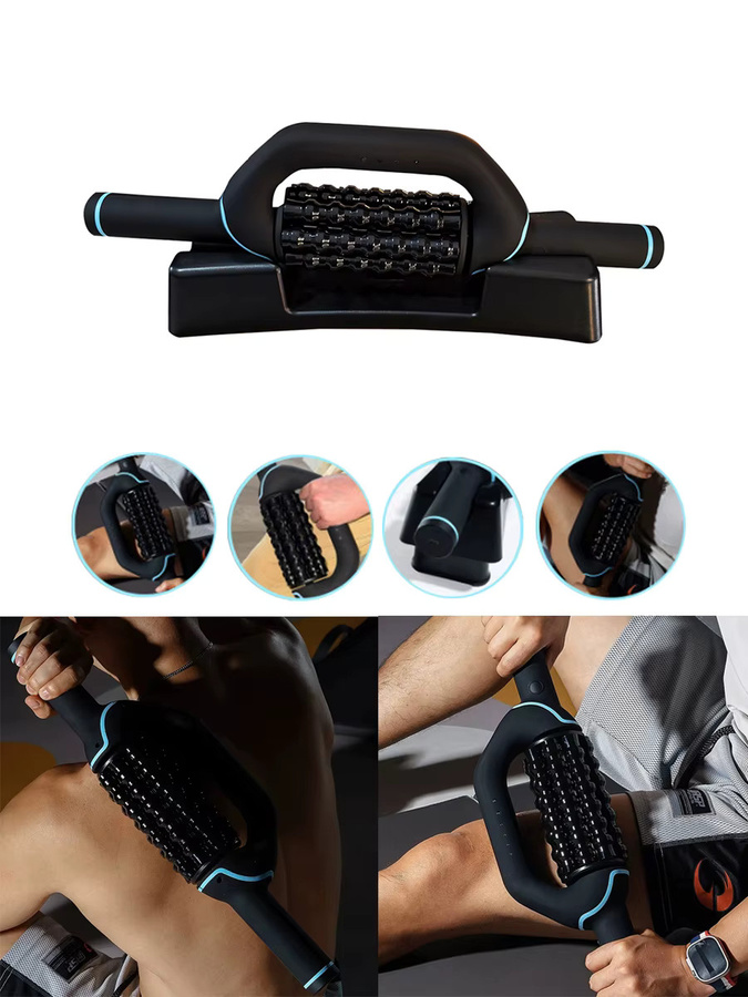 vilnason Elektrische Massagerolle, Schwarz, Unisex - Bild 7