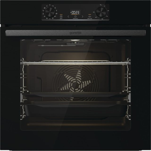 Gorenje Einbau-Dampfbackofen schwarz mit 77 l Volumen, Breite: 59,5 cm, Energieeffizienzklasse A - Bild 1