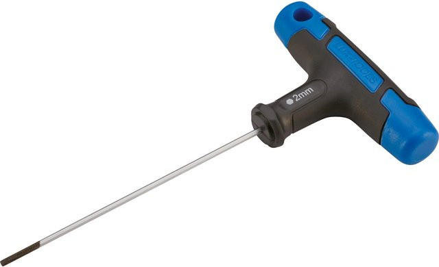 LUX-TOOLS T-Griff Stiftschlüssel Hex Blau, 2 mm x 100 mm - Bild 1