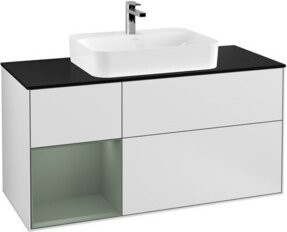 V&B Waschtischunterschrank Finion in Weiß lackiert, Breite: 120 cm, Tiefe: 50,1 cm, Höhe: 50,1 cm - Bild 1