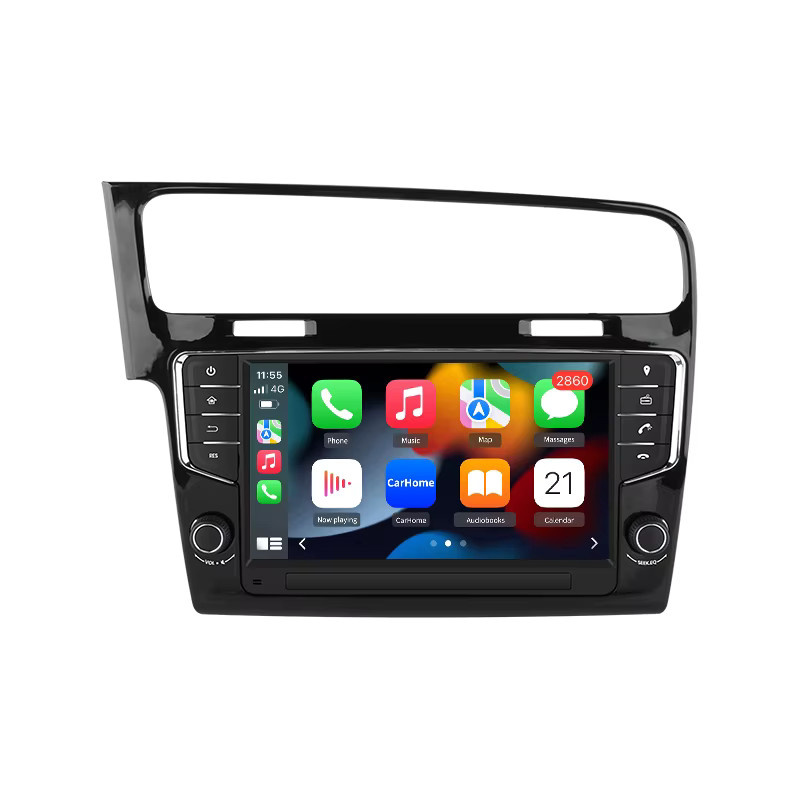 Junsun Android Autoradio mit 9 Zoll IPS-Touchscreen für VW Volkswagen Golf 7 2013-2017, kabelloses Apple CarPlay, Stereo-Multimedia-Videoplayer in Schwarz - Bild 7