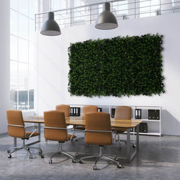 FLOORDIREKT Pflanzenwand Buxus – Künstliche Buxus-Pflanzen zur Wandmontage in Grün, B/H: 50 x 50 cm - Bild 1