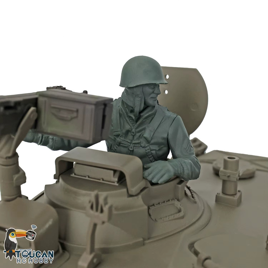 HENG LONG RC Panzer Walker Bulldog Modell 1:16 aus Kunststoff mit 2,4 GHz Fernsteuerung und Raucheinheit - Bild 4