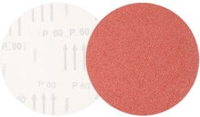 PFERD TOOLS Universal Korund Klettscheibe KSS Ø 150 A60 Rot für Exzenterschleifer zur Bearbeitung von Holz, Metall und Lack ohne Absauglöcher - Bild 1