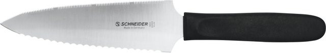 Schneider Tortenmesser mit Wellenschliff und feiner Säge, Schwarz, Klingenlänge: 16 cm - Bild 1