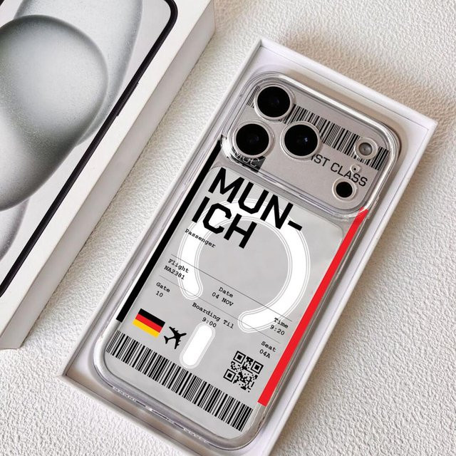 Magnetische Handyhülle für Apple iPhone 17 16 15 14 13 12 11 Pro Max Plus Transparent Stoßfest und Kratzfest - Bild 1