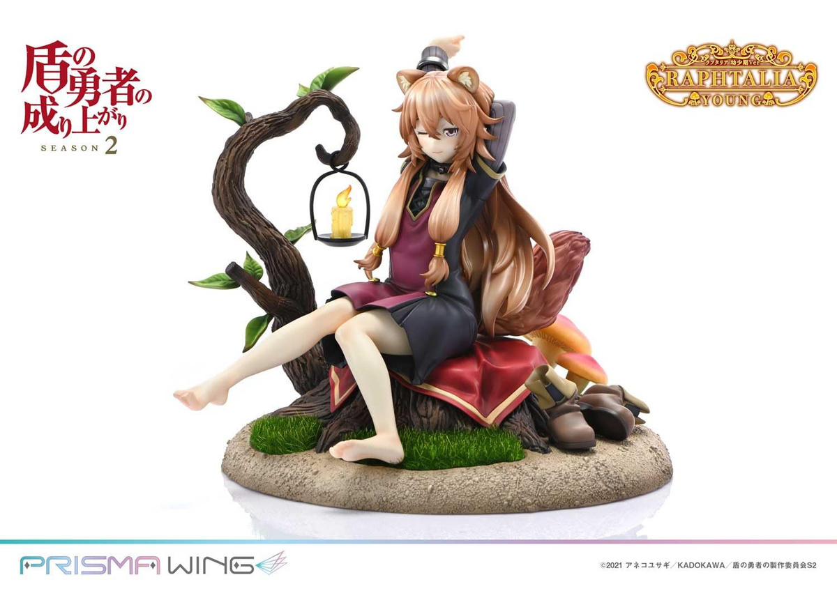 PRISMA WING The Rising of the Shield Hero Staffel 2 Raphtalia Kindheits-Version Anime-Figur im 1/7 Maßstab - Bild 4