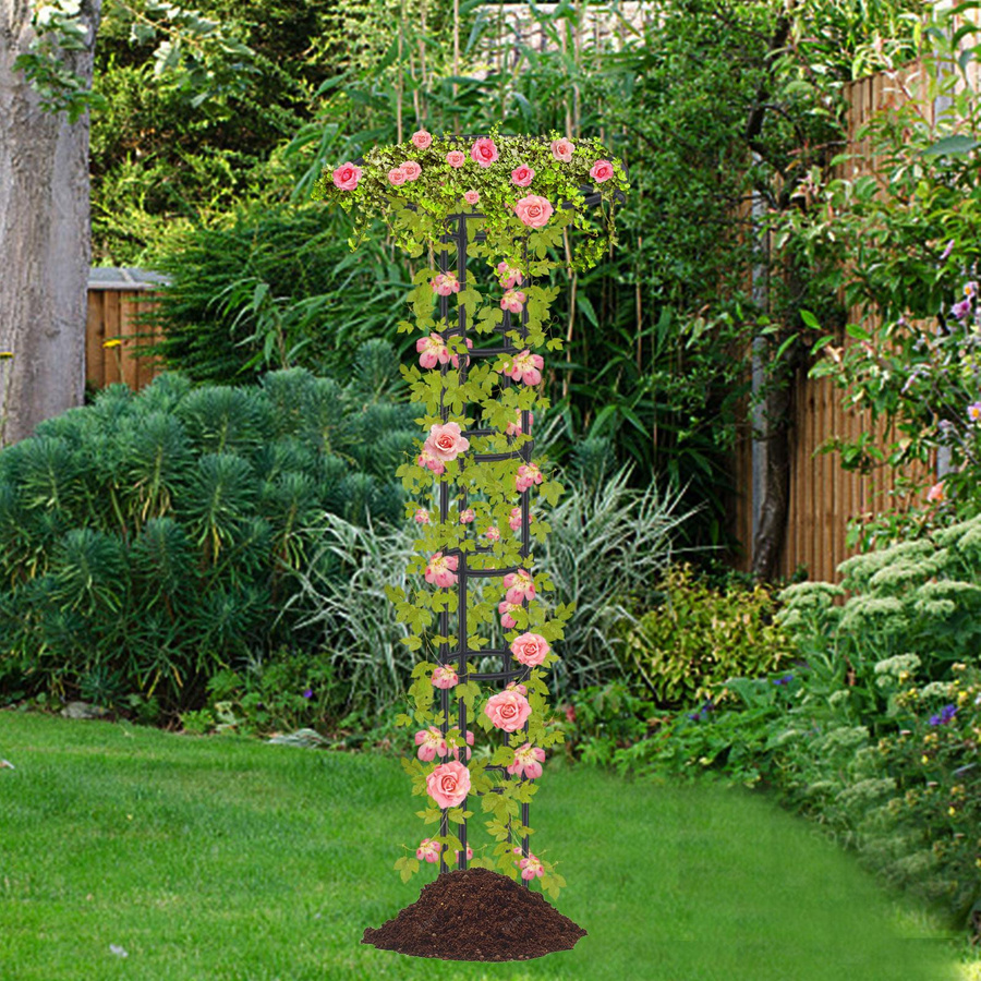 OutsideWorld Pilzkopf-Rankgitter Type 2 Gartengerüst für Kletterpflanzen wie Weinreben, Rosen oder Clematis - Bild 4